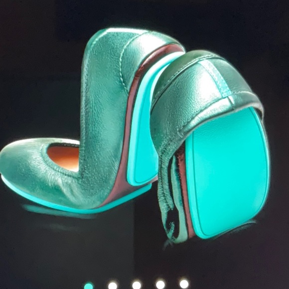 🌹 TIEKS TAHITIAN PEARL BALLERINA FLATS 🌹SIZE 8 🌹 - Picture 4 of 16